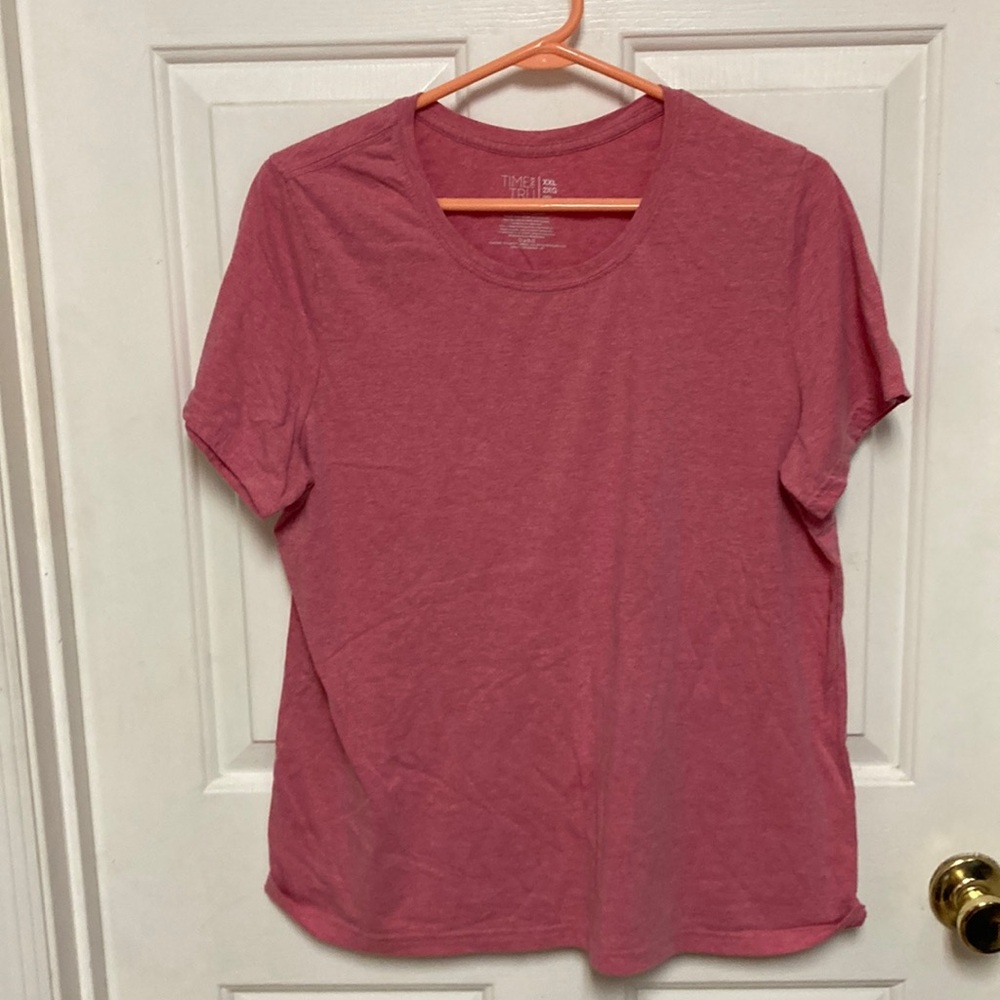 3/$20 bundle and save … Time and Tru pink T-Shirt XXL